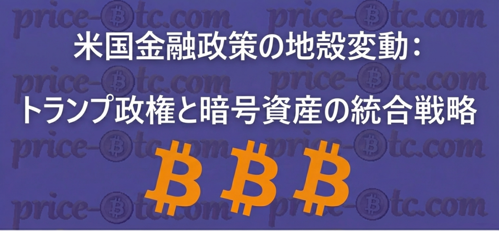 米国金融政策の地殻変動：トランプ政権と暗号資産の統合戦略