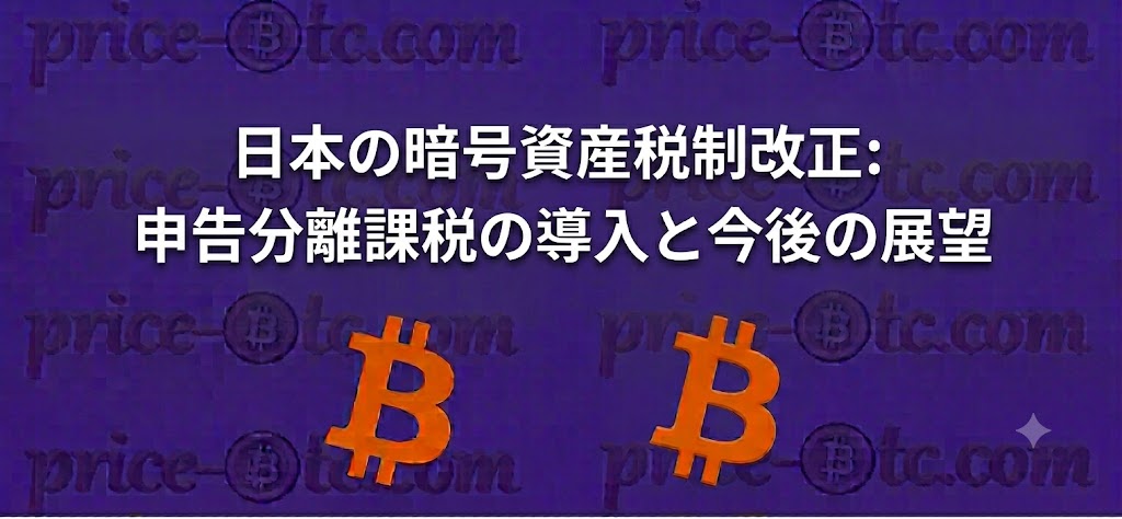 日本の暗号資産税制改正：申告分離課税の導入と今後の展望